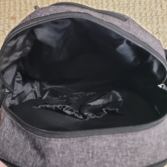 Baby Boom Adjustable Shoulder Strap Insulated Pockets Backpack Diaper Bag Black - Picture 9 of 11